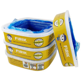 FIRIK Litter Genie Refill for Litter Genie Standard & Plus & XL, Large Capacity of 21 Feet, Pack of 4 FIRIK Litter Genie Refill for Litter Genie Standard & Plus & XL, Large Capacity of 21 Feet, Pack of 4 Image